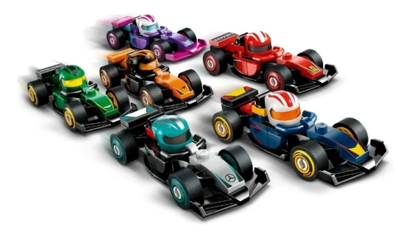 Lego 71049. Минифигурки, Коллекционные гоночные болиды F1® (36 шт дисплей)