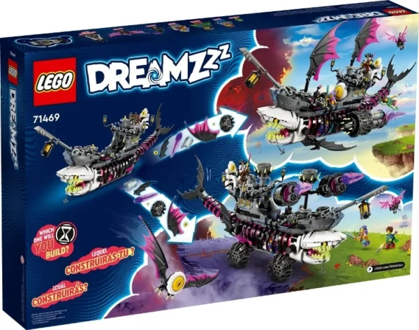 Lego 71469 DREAMZzz Кошмарный корабль-акула