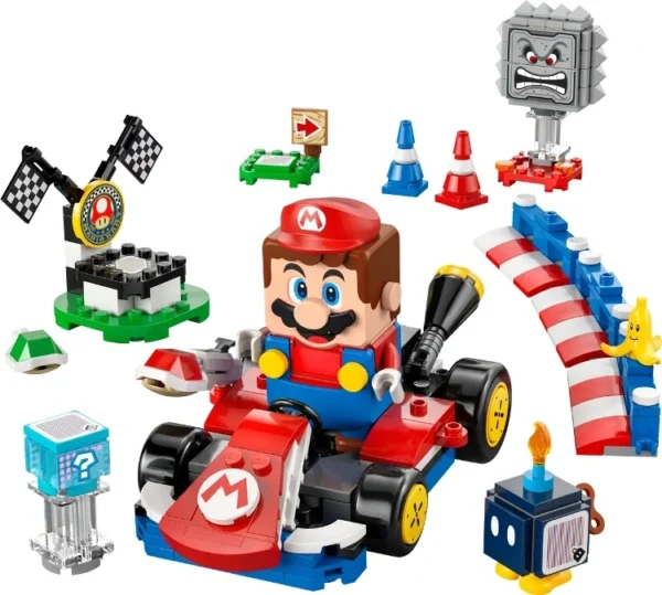 Lego 72043 Mario Kart™ – интерактивный LEGO® Марио и карты-стандарты