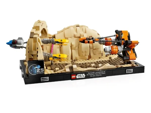 Lego 75380 Звездные войны Диарама Mos Espa Podrace