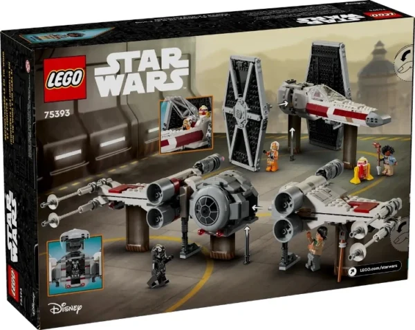 Lego 75393 Звездные войны Истребители TIE и X-wing