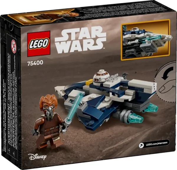 Lego 75400 Звездные войны Микрофайтеры: звёздный истребитель джедая Пло Куна