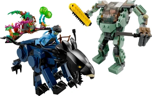 Lego 75571 Аватар Нейтири и танатор против Майлза Куорича в УМП Скафандре