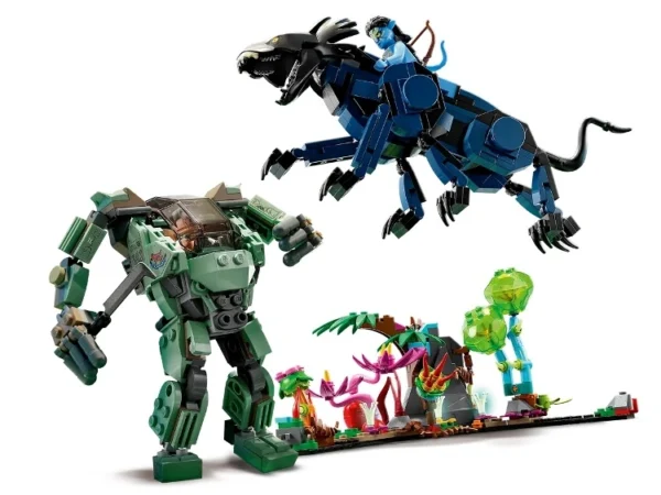 Lego 75571 Аватар Нейтири и танатор против Майлза Куорича в УМП Скафандре