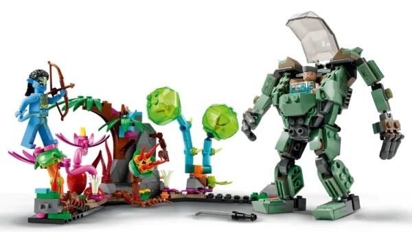 Lego 75571 Аватар Нейтири и танатор против Майлза Куорича в УМП Скафандре