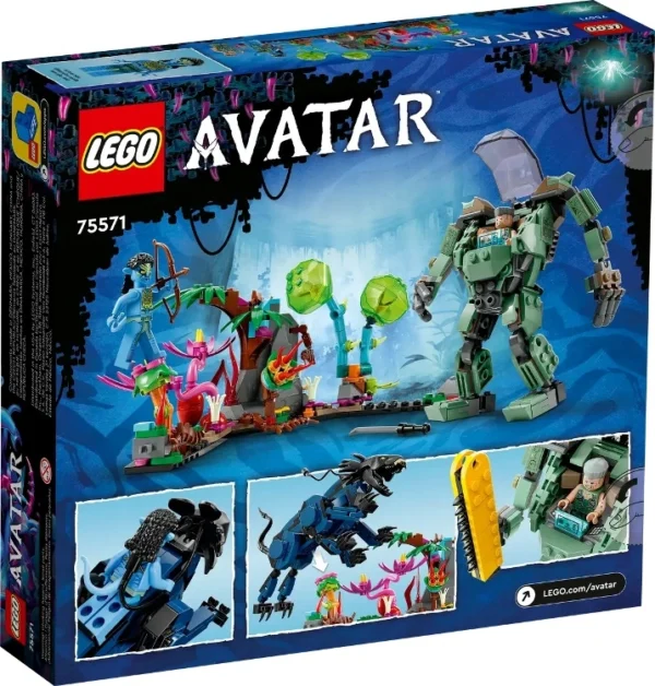 Lego 75571 Аватар Нейтири и танатор против Майлза Куорича в УМП Скафандре