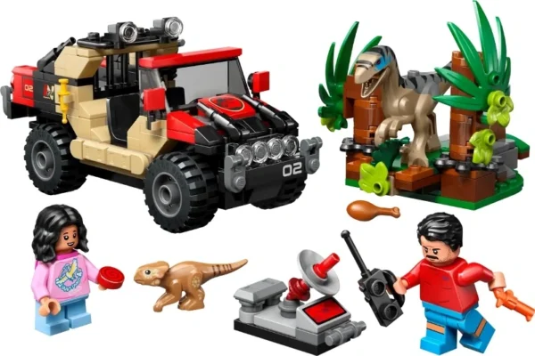 Lego 76972 Jurassic World Побег от раптора в бездорожье