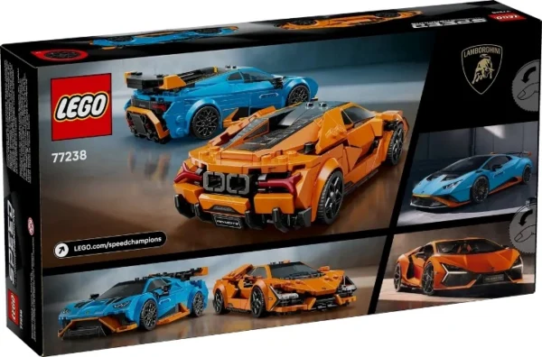 Lego 77238 Speed Champions Lamborghini Revuelto и Huracán STO