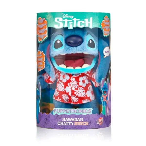 STITCH DIS102701 Интерактивная игрушка Стич в гавайской рубашке 30см