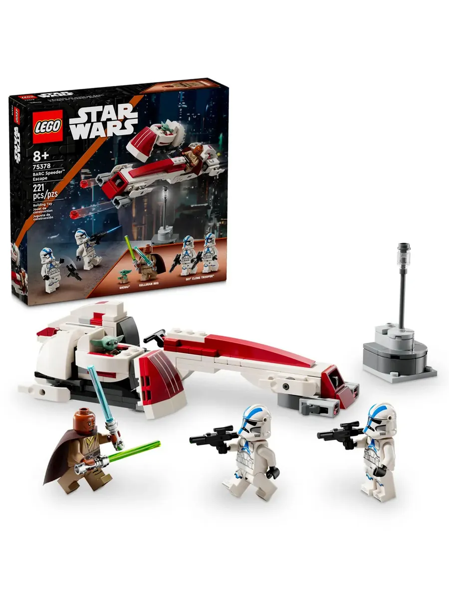 1-101.webp Lego 75378 Звездные войны Побег на BARC Speeder™ - Image 1