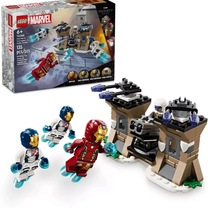 Lego 76288 Супер Герои Железный человек и Железный Легион против бойца ГИДРЫ