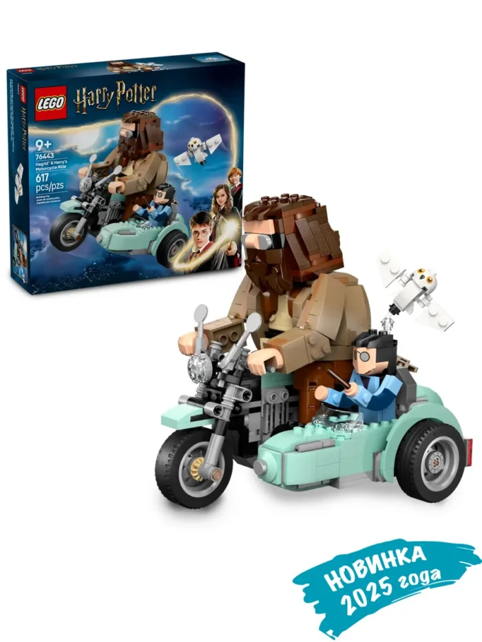 Lego 76443 Гарри Поттер Поездка Хагрида и Гарри на мотоцикле — изображение 2