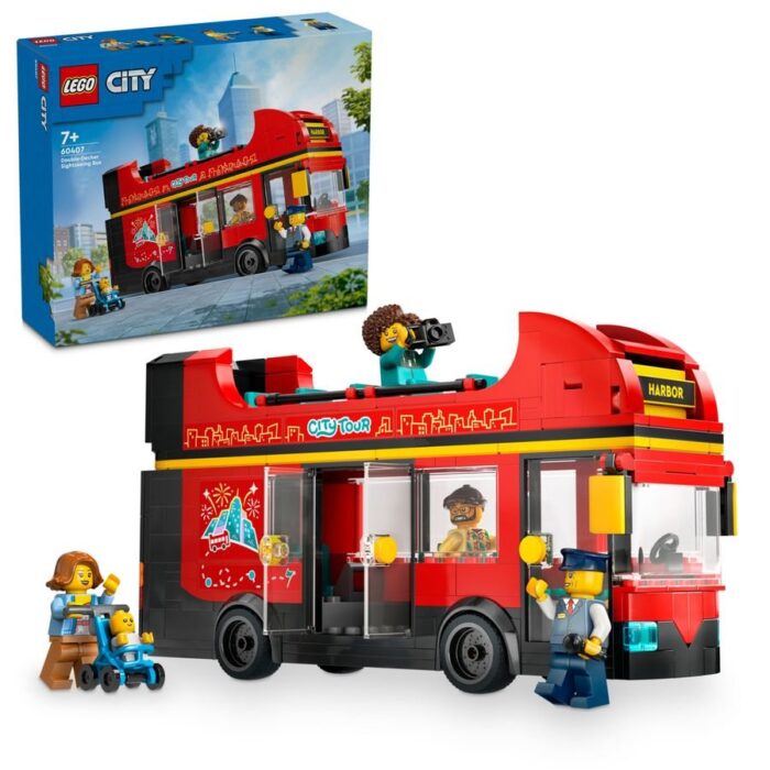 Lego 60407 Город Двухэтажный экскурсионный автобус