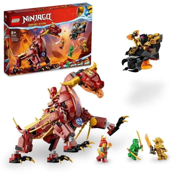 Lego 71793 Ниндзяго Лавовый дракон-трансформер