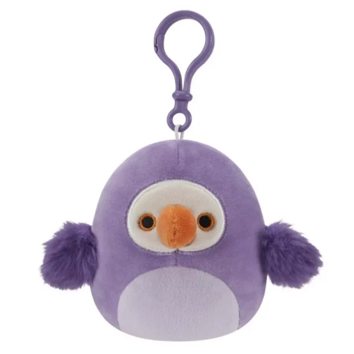 Сквишмэллоус SQCP00137 Птица Neha, Плюшевый брелок 8см. TM Squishmallows