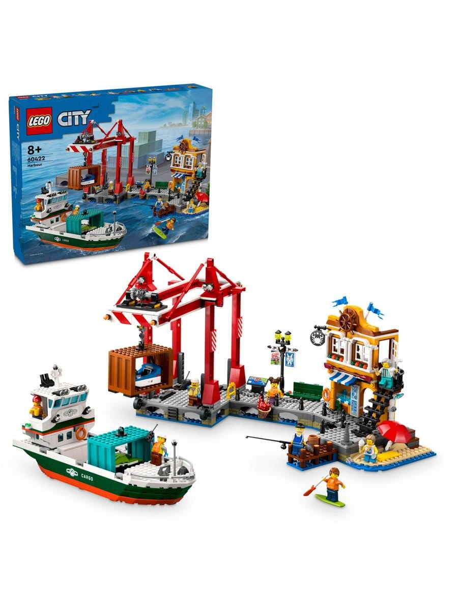 1-68.jpg Lego 60422 Город Морская гавань с грузовым судном — изображение 1