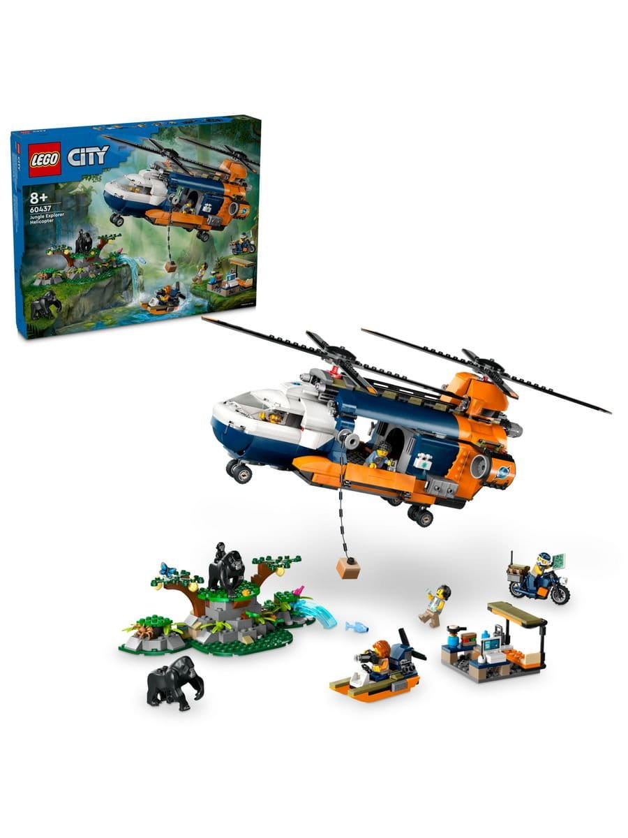 1-69.jpg Lego 60437 Город Вертолет исследователя джунглей в лагере — изображение 1
