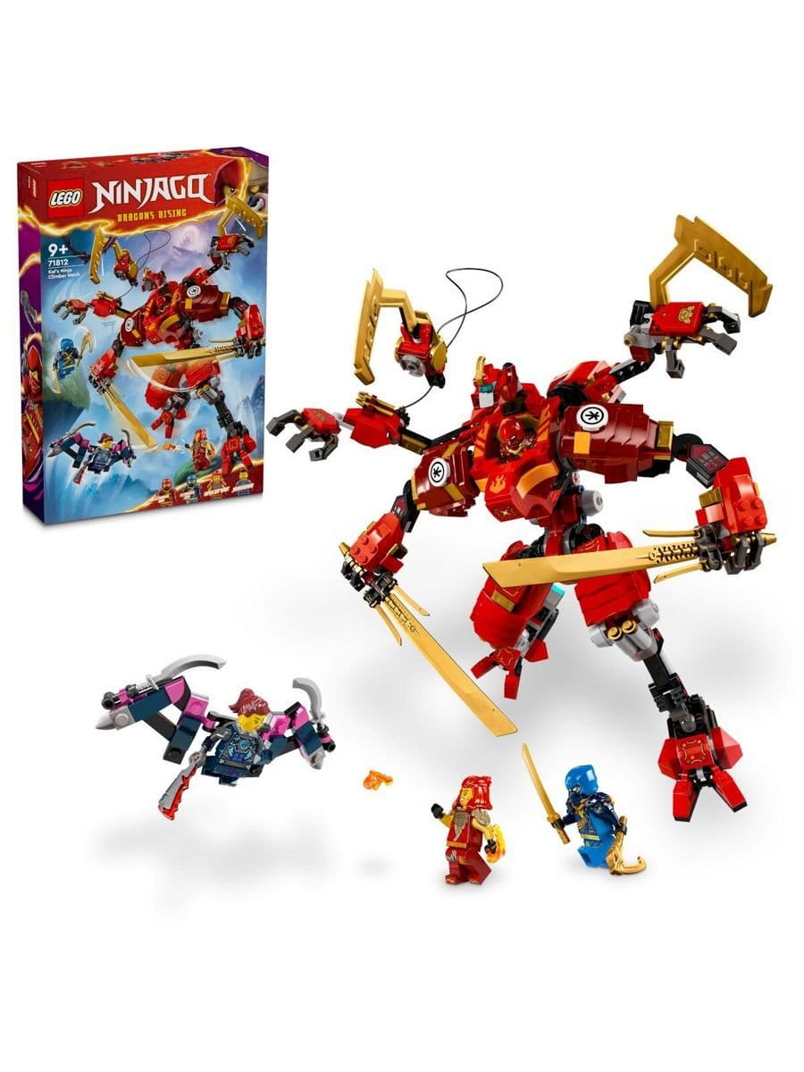 1-8.jpg Lego 71812 Ниндзяго Робот Альпинист Кая - Image 1
