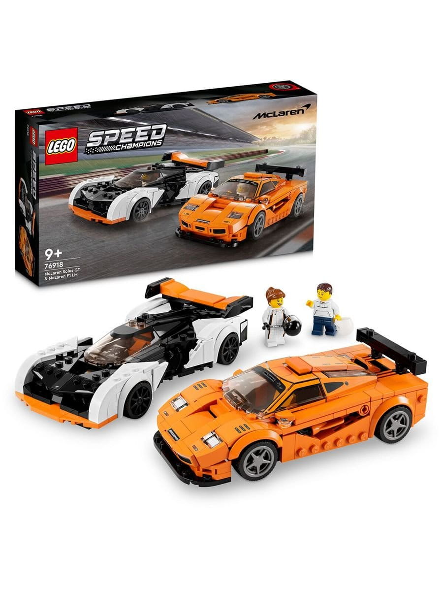 1-87.jpg Lego 76918 Speed Champions McLaren Solus GT & McLaren F1 LM — изображение 1