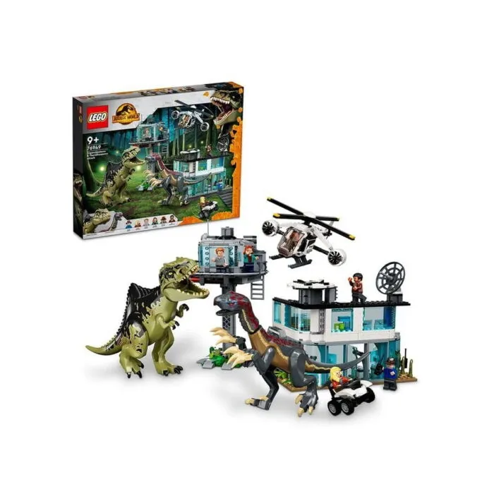 Lego 76949 Jurassic World Атака гигантозавра и теризинозавра