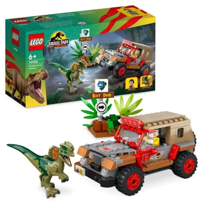 Lego 76958 Jurassic World Засада Дилофозавра