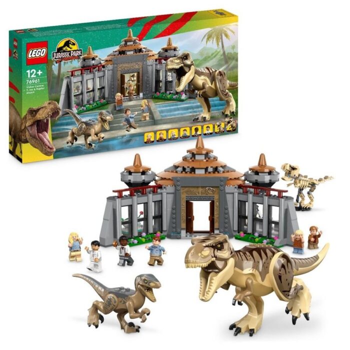 Lego 76961 Jurassic World Центр для посетителей: Т-рекс против Раптора