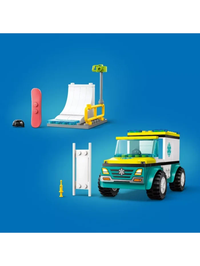 Lego 60403 Город Скорая помощь и сноубордист — изображение 10