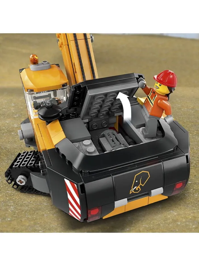 Lego 60420 Город Желтый строительный экскаватор - Image 10