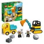 Lego 10931 Дупло Грузовик и гусеничный экскаватор