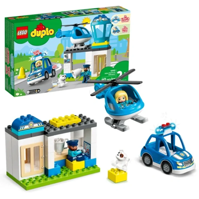 Lego 10959 Дупло Полицейский участок и вертолёт