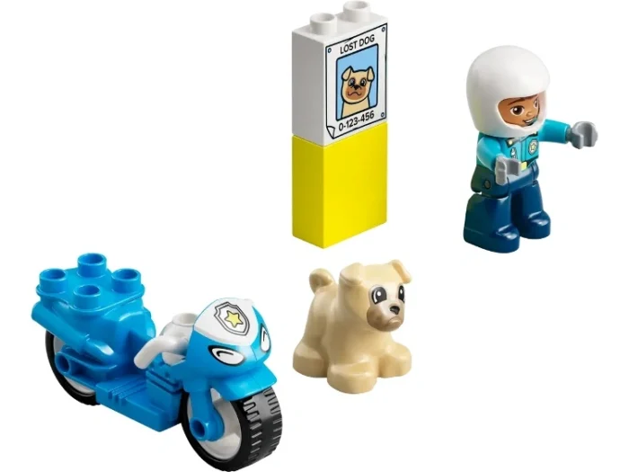 Lego 10967 Дупло Полицейский мотоцикл — изображение 8