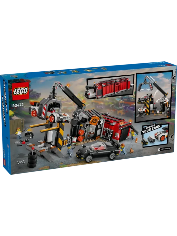 Lego 60472 Город Свалка металлолома с машинами — изображение 12