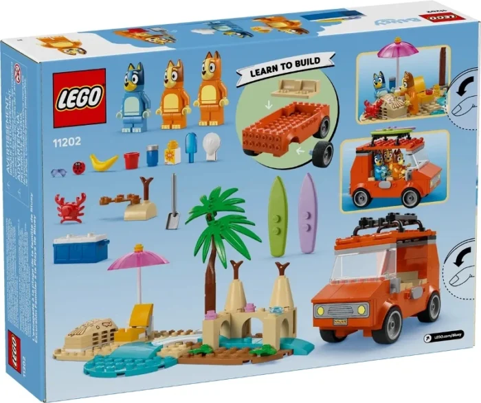 Lego 11202 Bluey Пляжная и семейная поездка на машине Блуи - Image 2