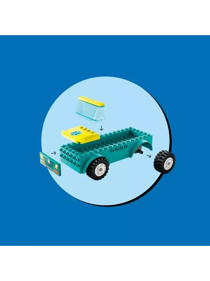 Lego 60403 Город Скорая помощь и сноубордист — изображение 12