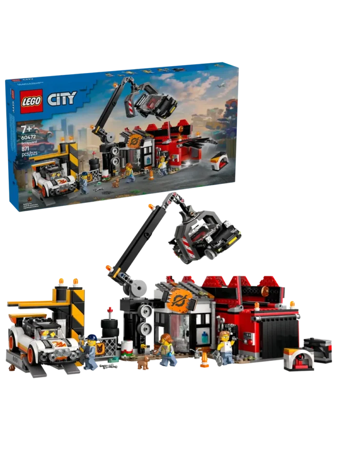 Lego 60472 Город Свалка металлолома с машинами — изображение 13