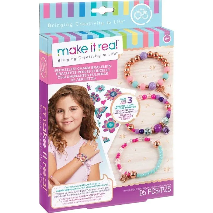 Make it real 1202 Набор для создания браслетов с татуировками "Цветы" - Image 2