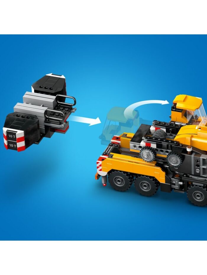 Lego 60409 Город Желтый мобильный строительный кран — изображение 13
