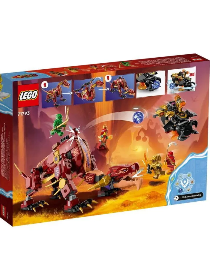 Lego 71793 Ниндзяго Лавовый дракон-трансформер — изображение 14