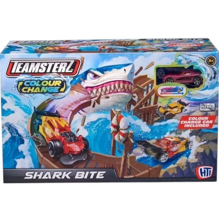HTI 1417316 Набор Teamsterz «Трасса Colour Change Shark» - Image 2