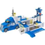 HTI 1417332 Игр.Наб. с 5-ю машинками "Транспортер Полицейской Команды", 55 см, Teamsterz
