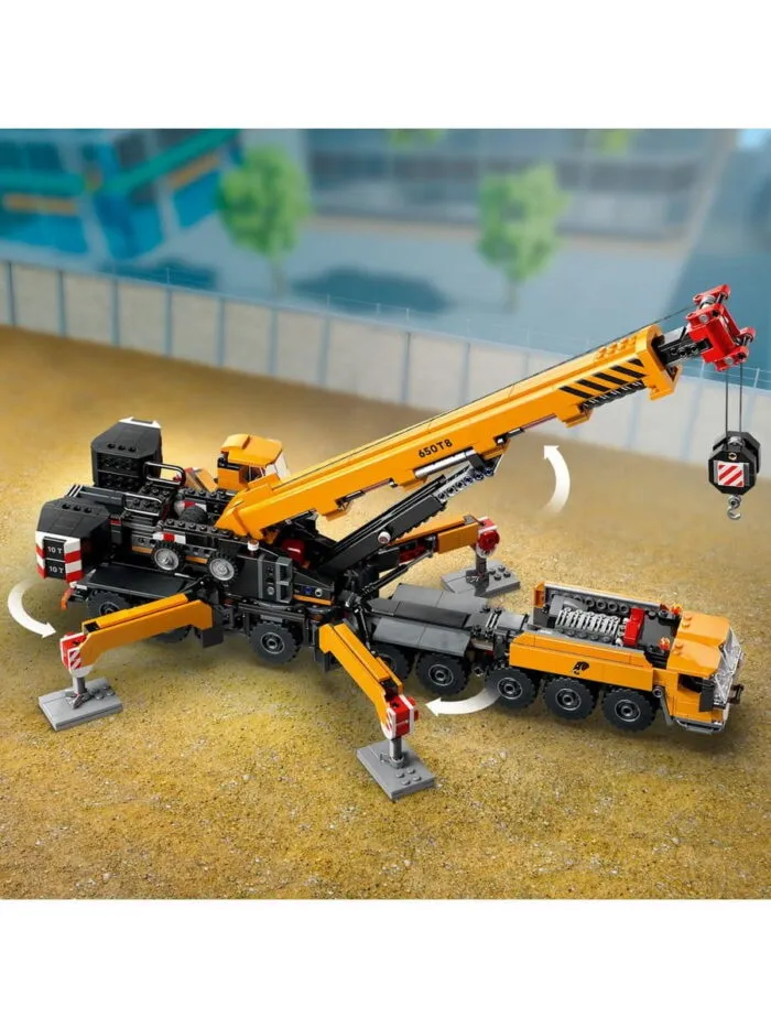 Lego 60409 Город Желтый мобильный строительный кран - Image 15