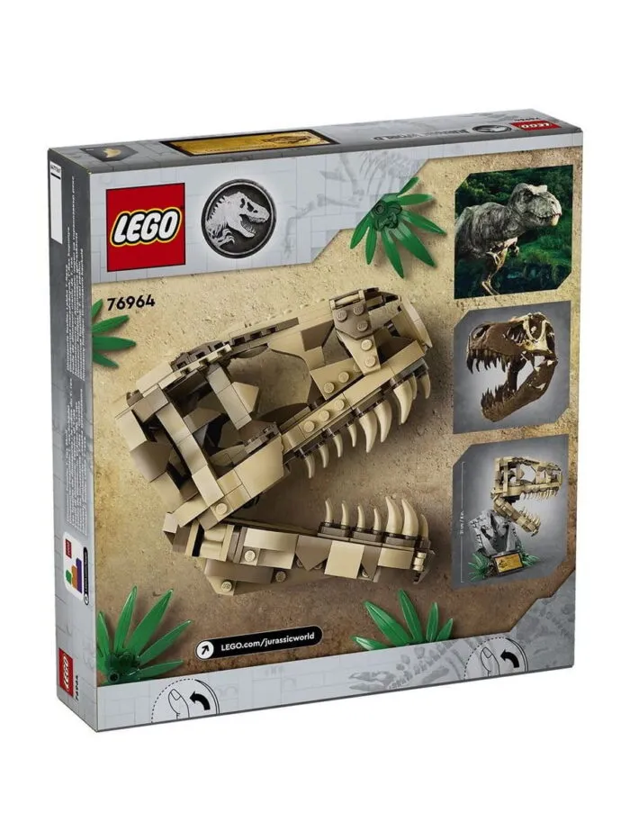 Lego 76964 Jurassic World Окаменелости динозавров: череп тираннозавра — изображение 2