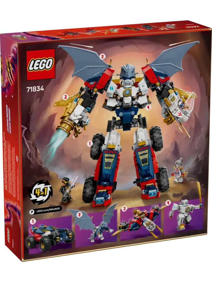 Lego 71834 Ниндзяго Ультрасоставной робот Зейна — изображение 3