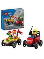 Lego 60458 Город Гоночные машинки: Пицца против пожарной машины — изображение 3