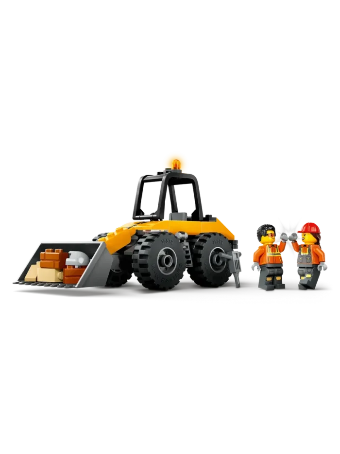 Lego 60450 Город Желтый строительный колесный погрузчик — изображение 3