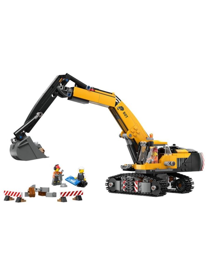 Lego 60420 Город Желтый строительный экскаватор - Image 2