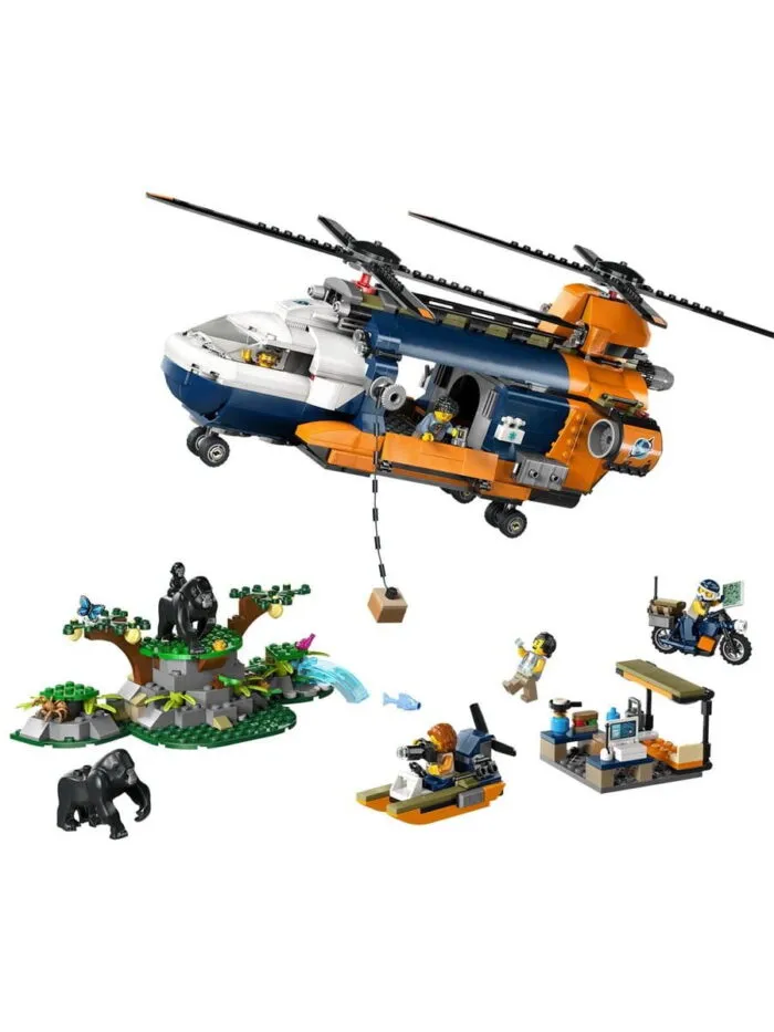 Lego 60437 Город Вертолет исследователя джунглей в лагере — изображение 2