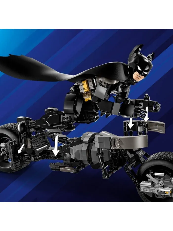 Lego 76273 Супер Герои Сборная фигурка Бэтмена и бэтпод - Image 2