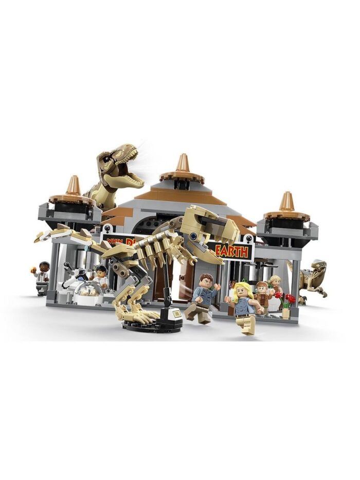 Lego 76961 Jurassic World Центр для посетителей: Т-рекс против Раптора — изображение 2