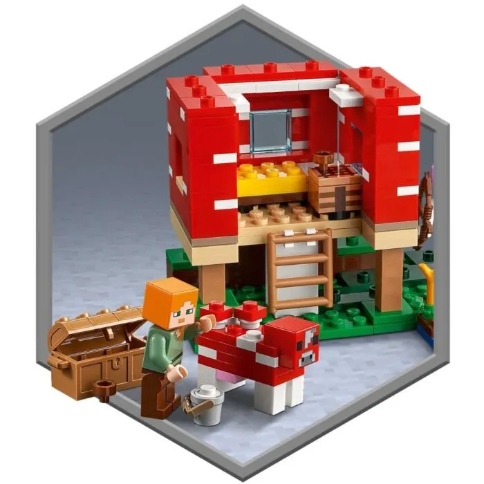 Lego 21179 Minecraft Грибной дом - Image 6